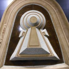 古墳の模型です。