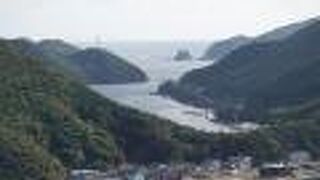 中通島と若松島の間に広がる海