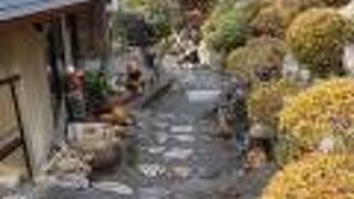 中を抜けて良いのか迷う