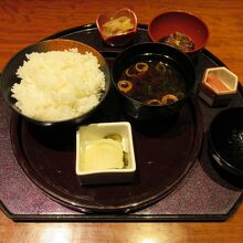 ご飯も美味しかったです