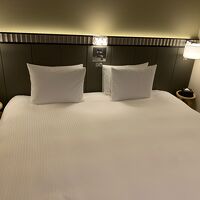 部屋のほとんどをベッドが占めます。