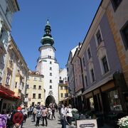 ブラチスラバ旧市街のメイン通り