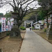 古墳のうえにたつ神社