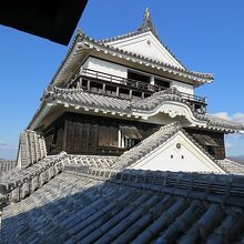 小天守から見た天守