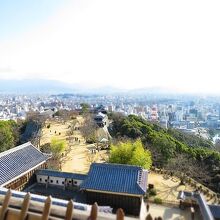 天守からの眺め