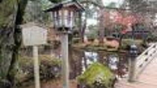 犀川から金沢城へ水を引くために江戸時代につくられた用水路