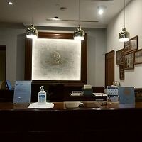 こざっぱりしたレセプション