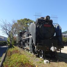 SLが屋外展示されています