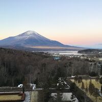 早朝の富士山の様子