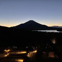 夕方の富士山の様子