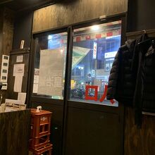 寒かった席…入口すぐ