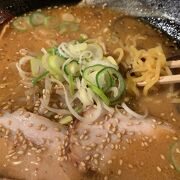 札幌駅すぐ近く、美味しい濃厚味噌ラーメン