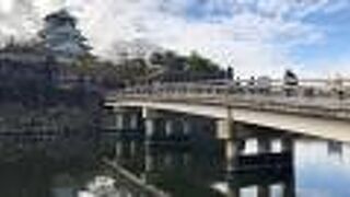 大阪城の北側の橋！
