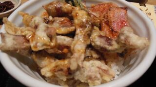 白えび天丼、ほたるいか天丼