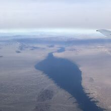 飛行機からのコロラド川