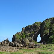 海岸沿いの景勝地。足元には気をつけて