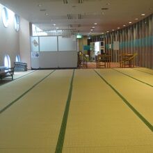 使用不可だった休憩室の様子