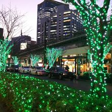 イルミネーションもいつものよう