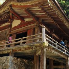 軒の部分は改修したという