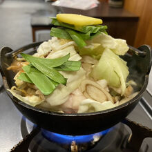 生姜味噌もつ鍋