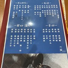 飲み放題日本酒メニュー