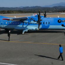 専属空港だから離発着の向きは自由自在