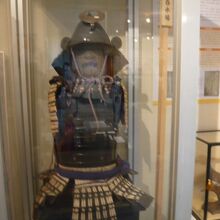 郷土資料館の展示物です。赤山城址に関連する江戸時代初期のもの