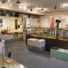 郷土資料館の展示内容です。江戸時代の鳩ケ谷宿の生活を紹介