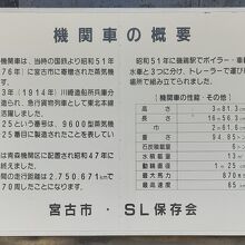 この9625機関車に関する説明板も出ていました。