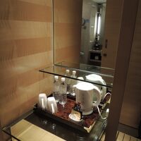 ミネラルウォーターがサービス