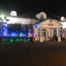 現役の萩駅舎の一部が展示室として運用されています