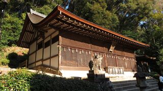 平等院とともに世界遺産の神社。