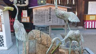 櫛田神社の中にある美しい井戸