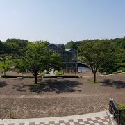 温室のある公園