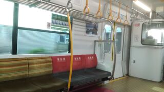 車窓は良かったが車両が大都市の通勤電車のようで興ざめ