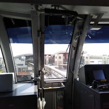 高架を走るので眺めが良い