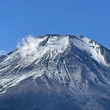 富士山頂の望遠画像