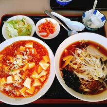 麻婆丼セット780円