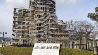 修復工事中でした