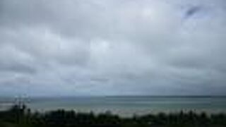 南国の海を望めるサービスエリア