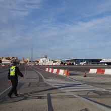 ジブラルタル空港の滑走路