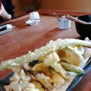 天ぷらが美味しい