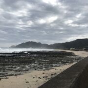 青島奥の穴場ビーチ白浜海岸