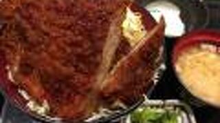 どーん！大迫力のソースかつ丼