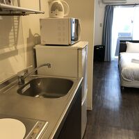 大きめ冷蔵庫、ちゃんと冷凍庫もあるやつで便利