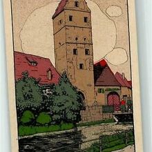 ヴェルニッツ門（市外側）を描いた絵 