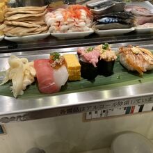 あら汁セットの寿司