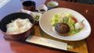 おろしハンバーグ御膳ミニクリームあんみつ付！