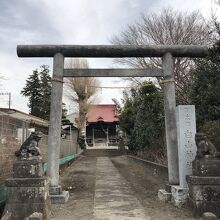 鳥居前から