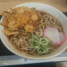海鮮かき揚げそば